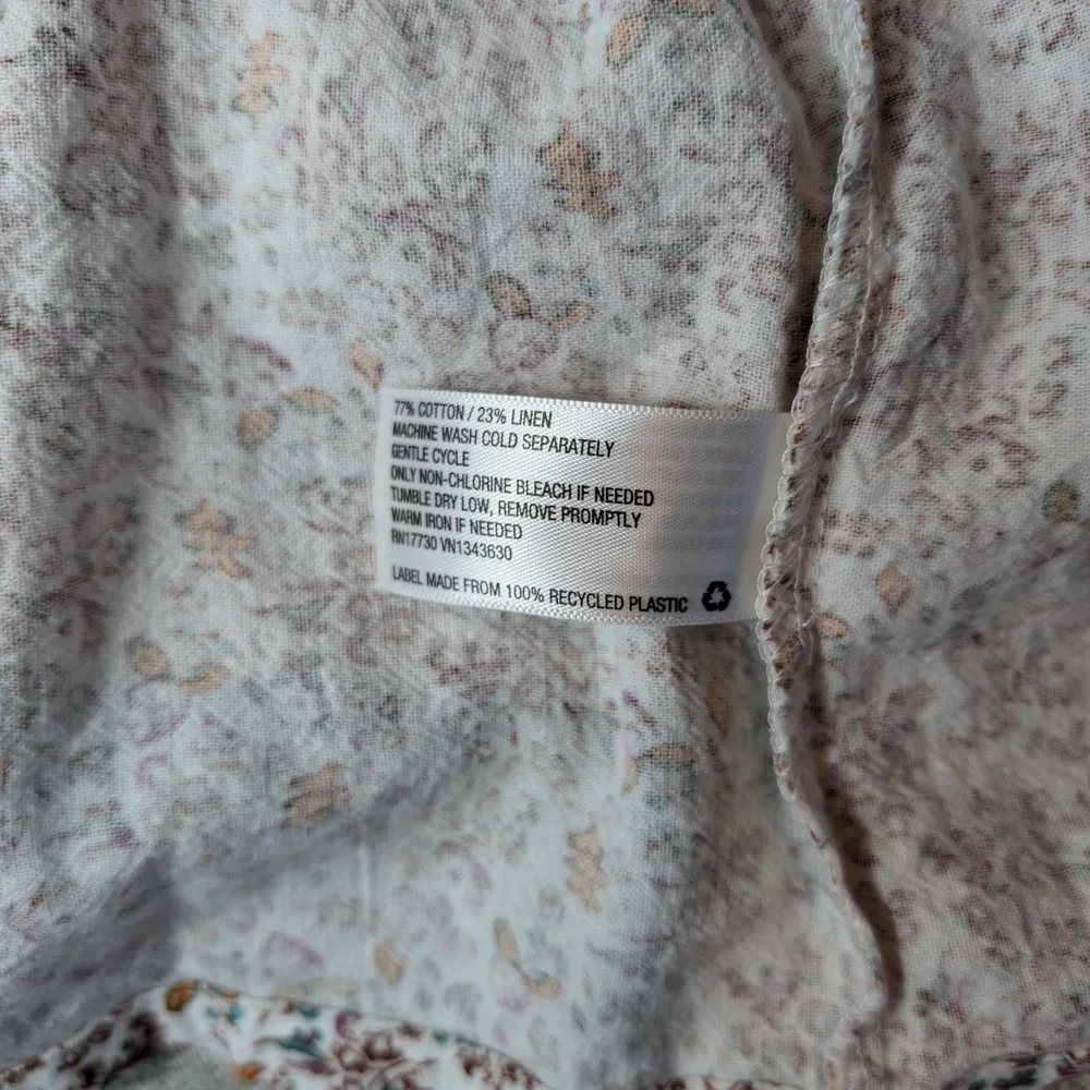 Pre-owned Universal Thread Floral Print Top - Picture 8 of 9